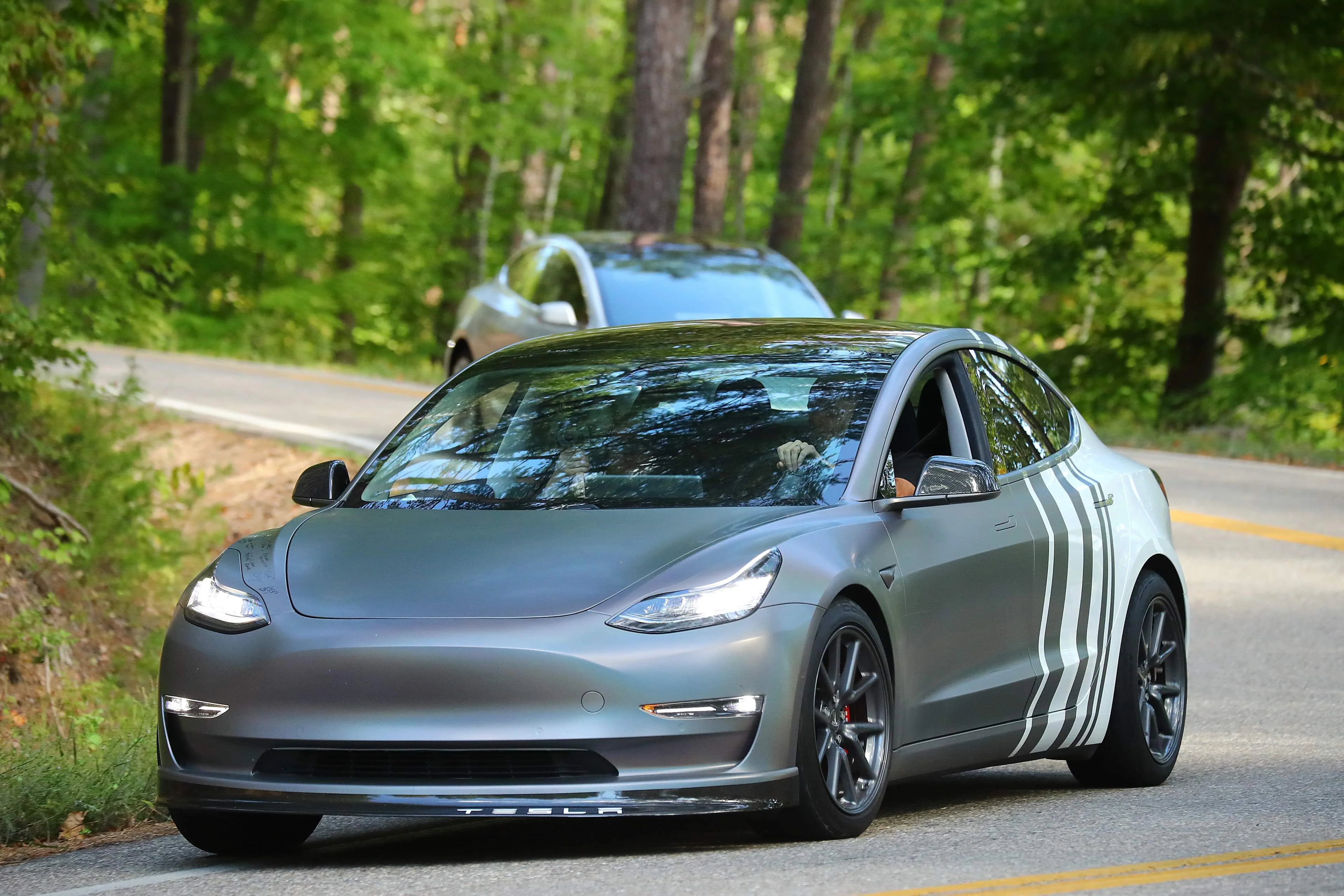 Tesla Model 3 Carbon Fiber Front Spoiler (Laguna Seca Edition) - Image 14