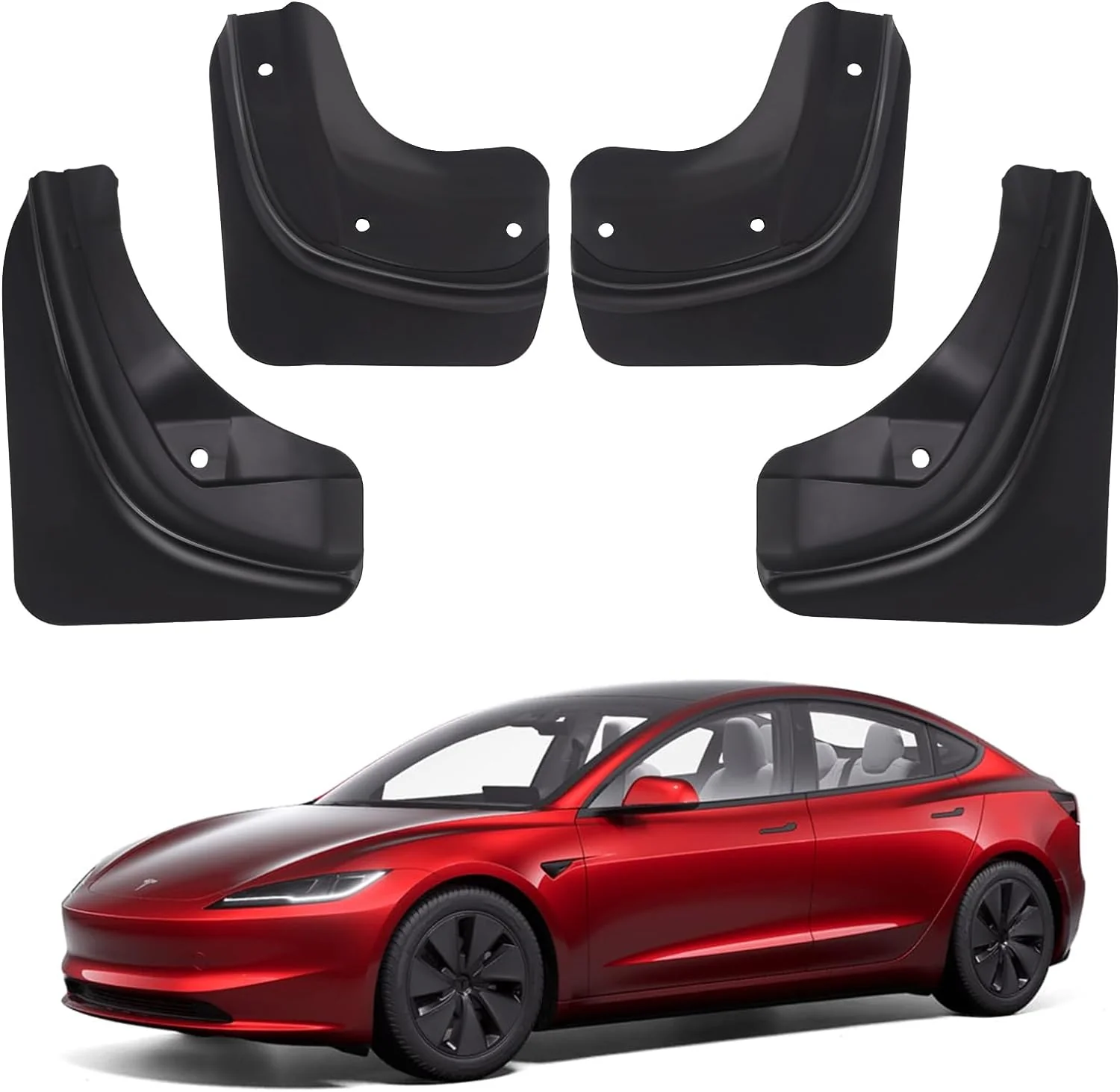 Tesla Model 3 Mud Flaps (4 piece complete set) - Image 5