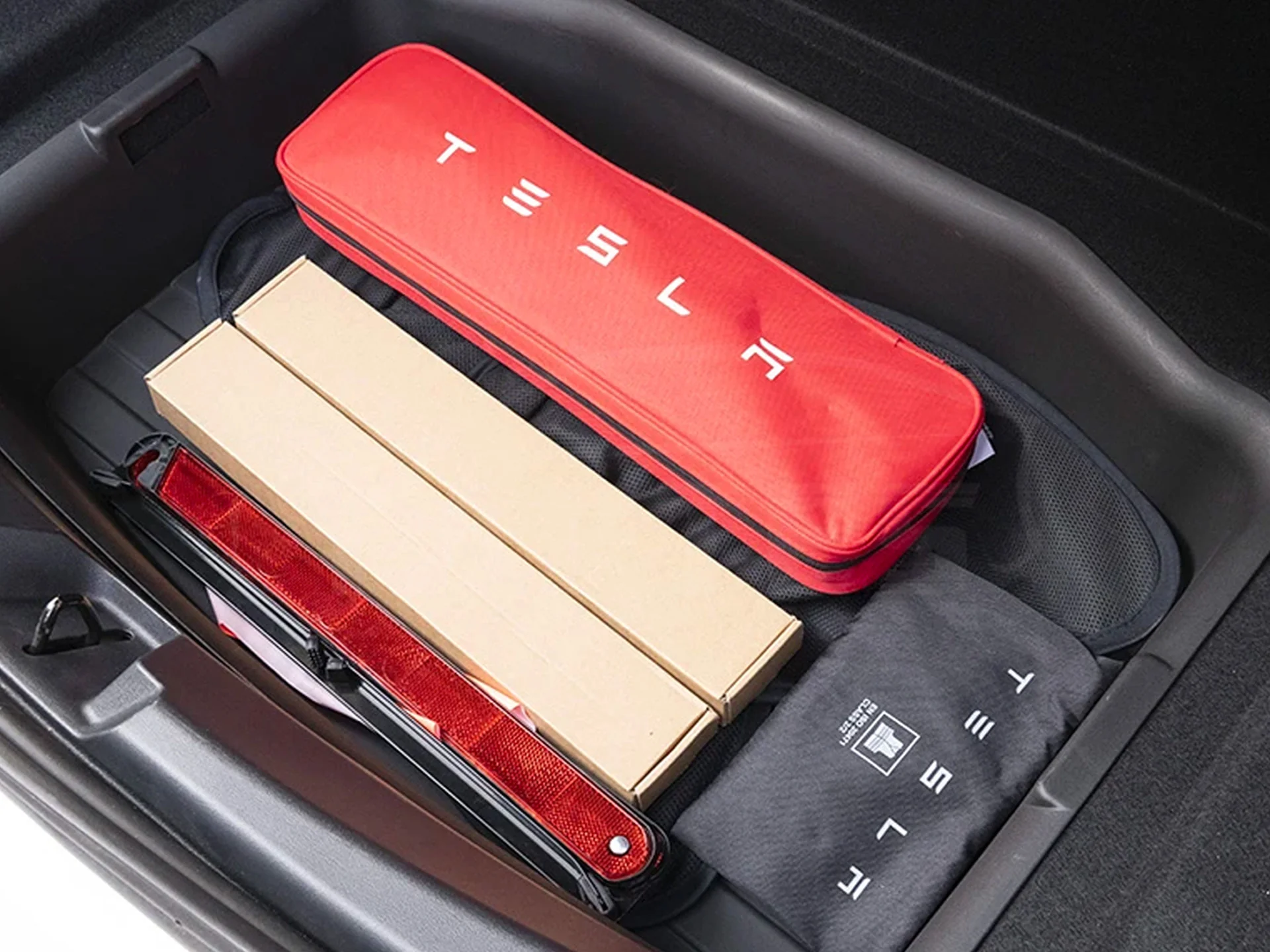 Tesla Model 3 Custom Fit Trunk Organizer (Upper + Lower Set) - Image 3
