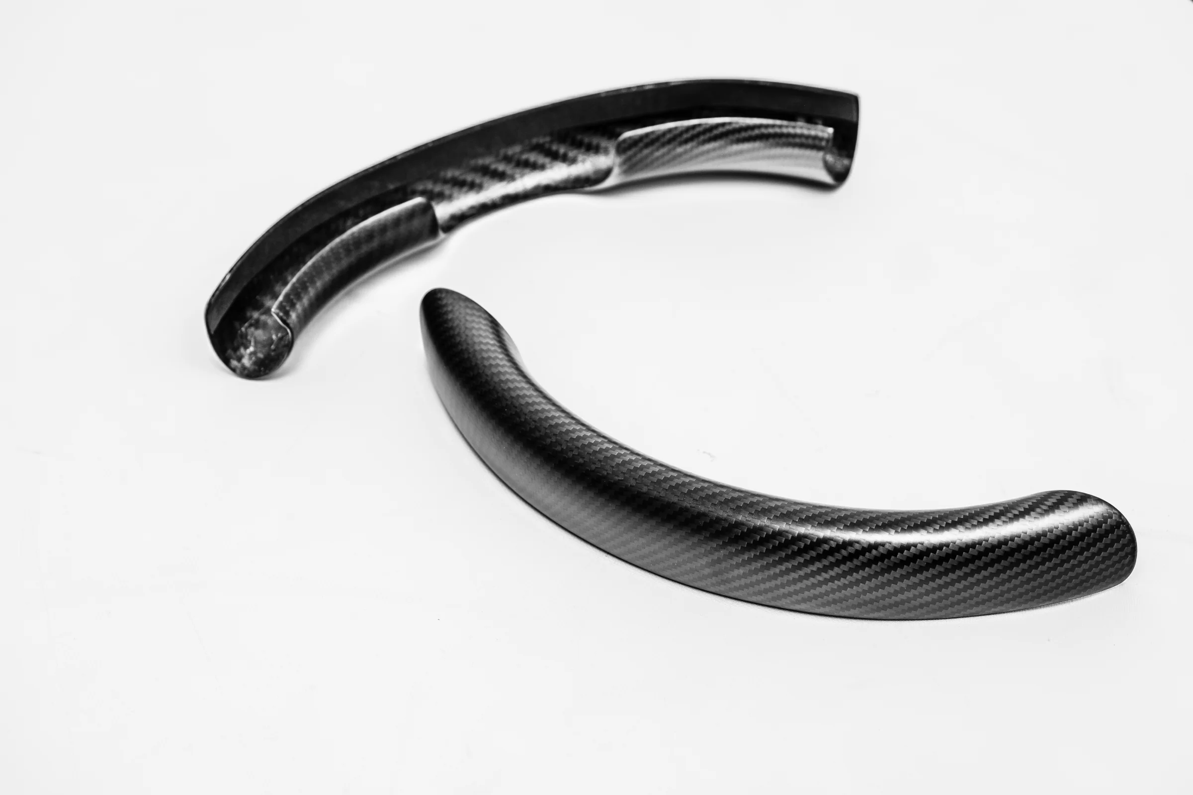 Tesla Model 3 & Y Genuine Carbon Fiber Steering Wheel Caps (2-pc) - Image 10