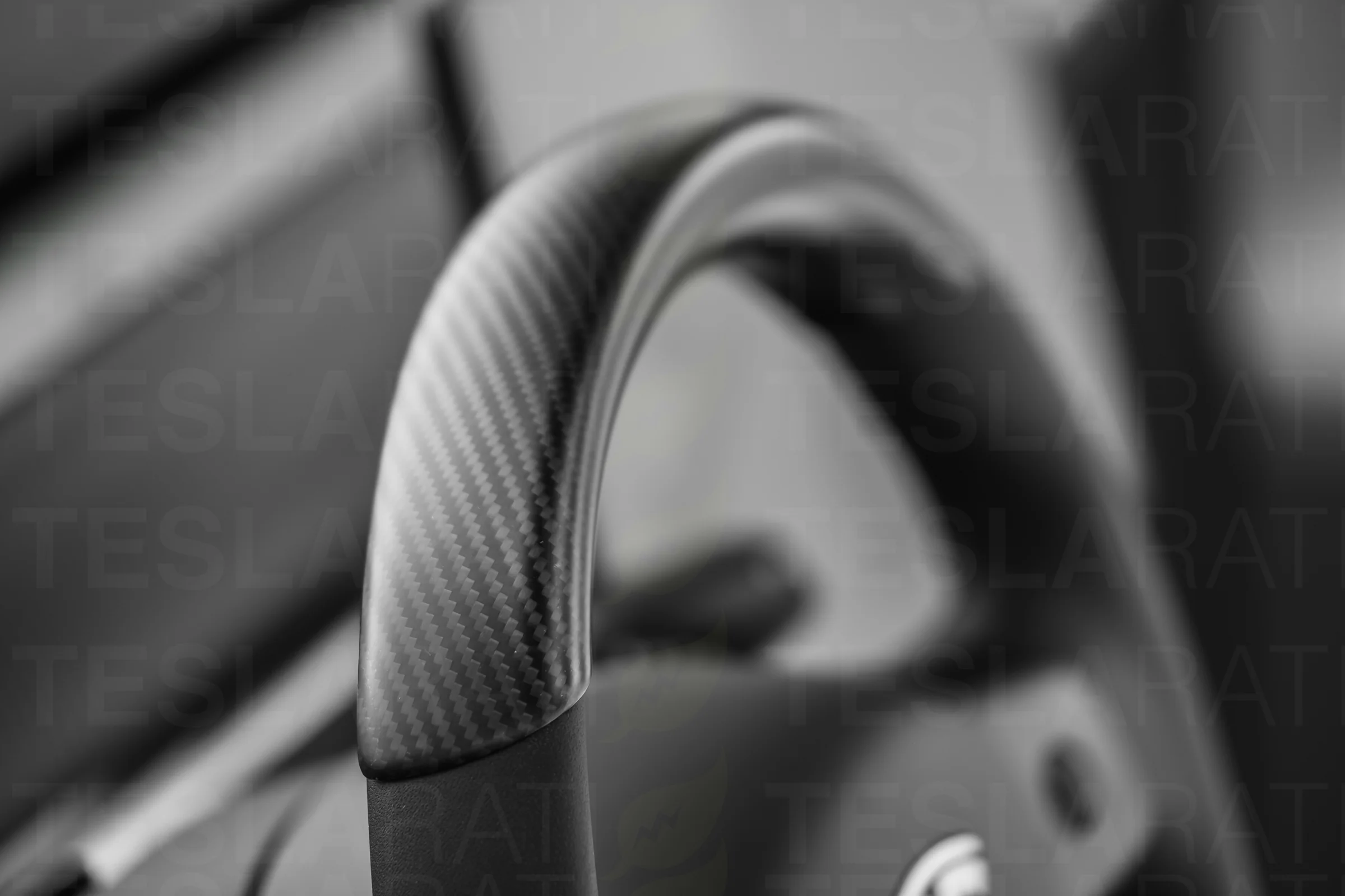 Tesla Model 3 & Y Genuine Carbon Fiber Steering Wheel Caps (2-pc) - Image 8