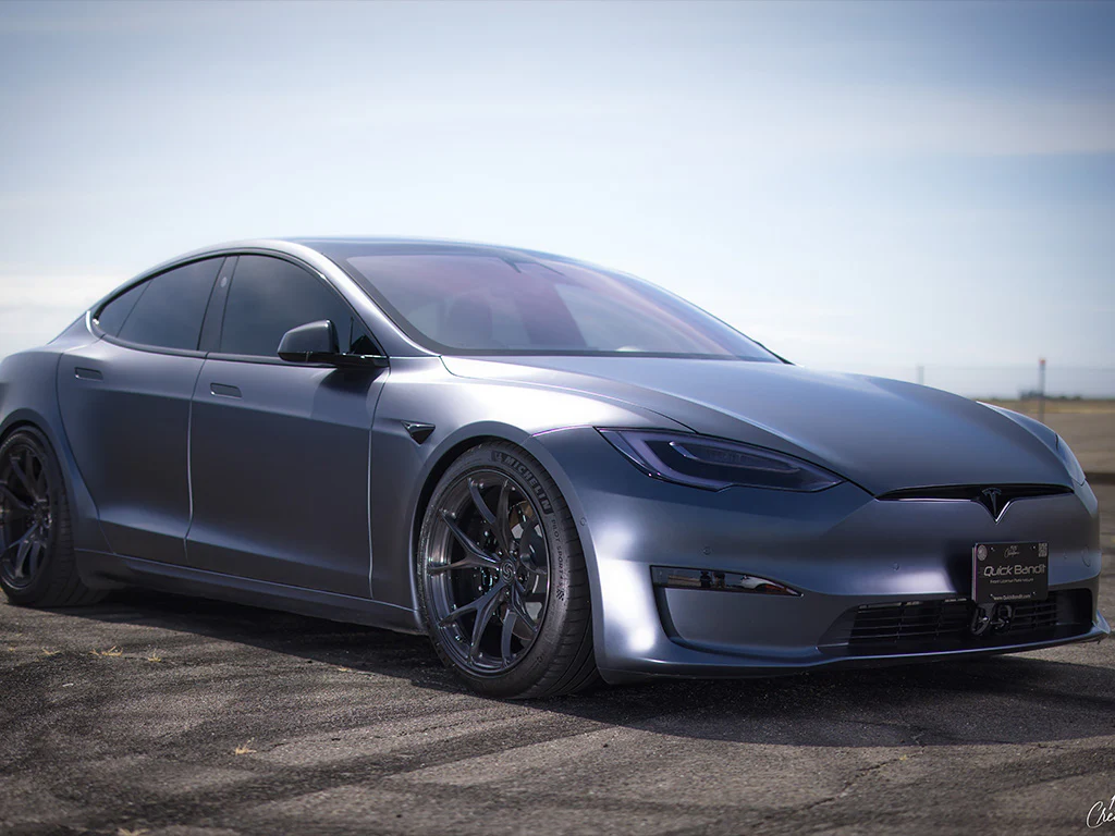 Tesla Model S Front License Plate Mount - "Quick Bandit" - Image 3