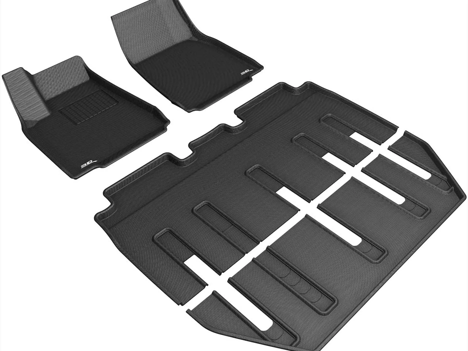 Tesla Model X Premium All-Weather Floor Mats (3D MAXpider) - Image 4