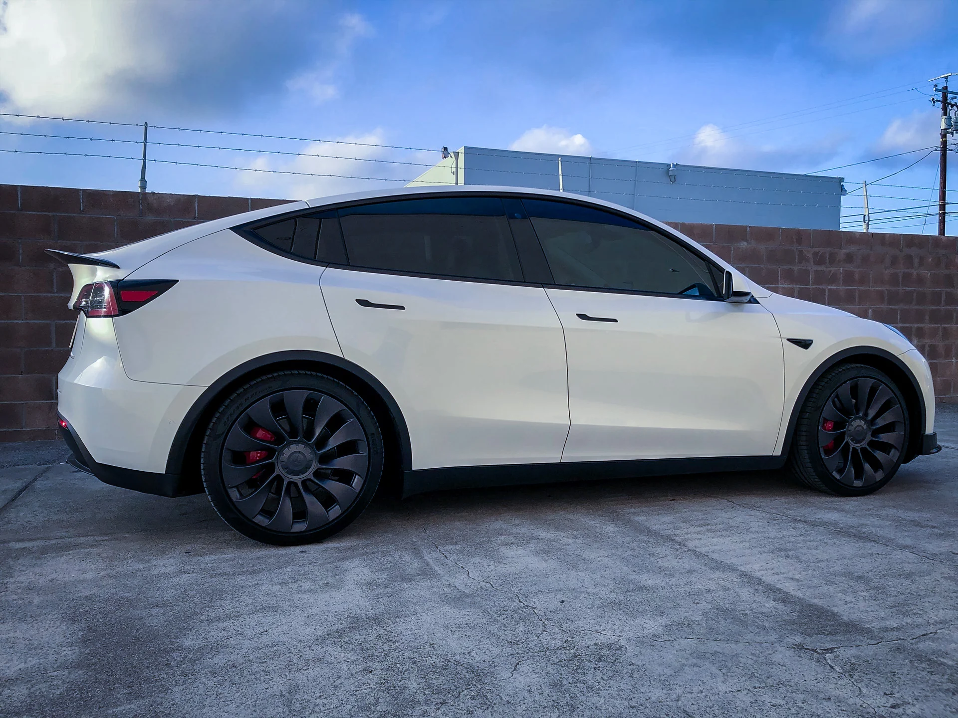 Tesla Model Y Carbon Fiber Front Spoiler - Image 16
