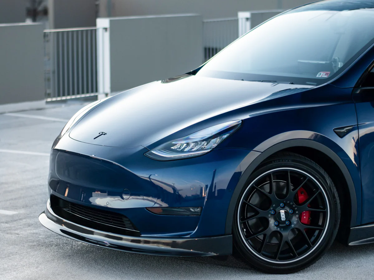 Tesla Model Y Carbon Fiber Front Spoiler - Image 18