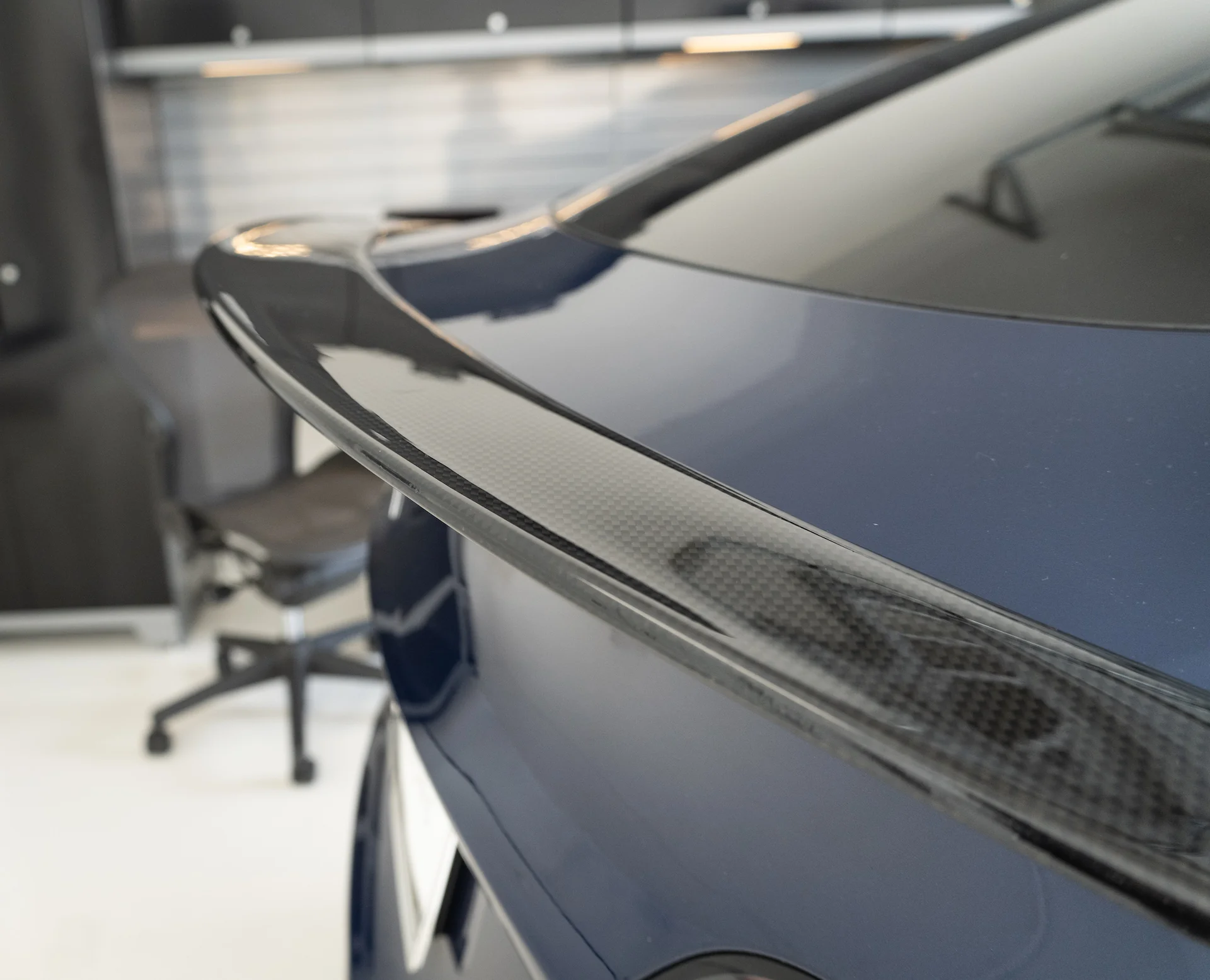 Tesla Model Y Carbon Fiber Performance Rear Spoiler - Image 16