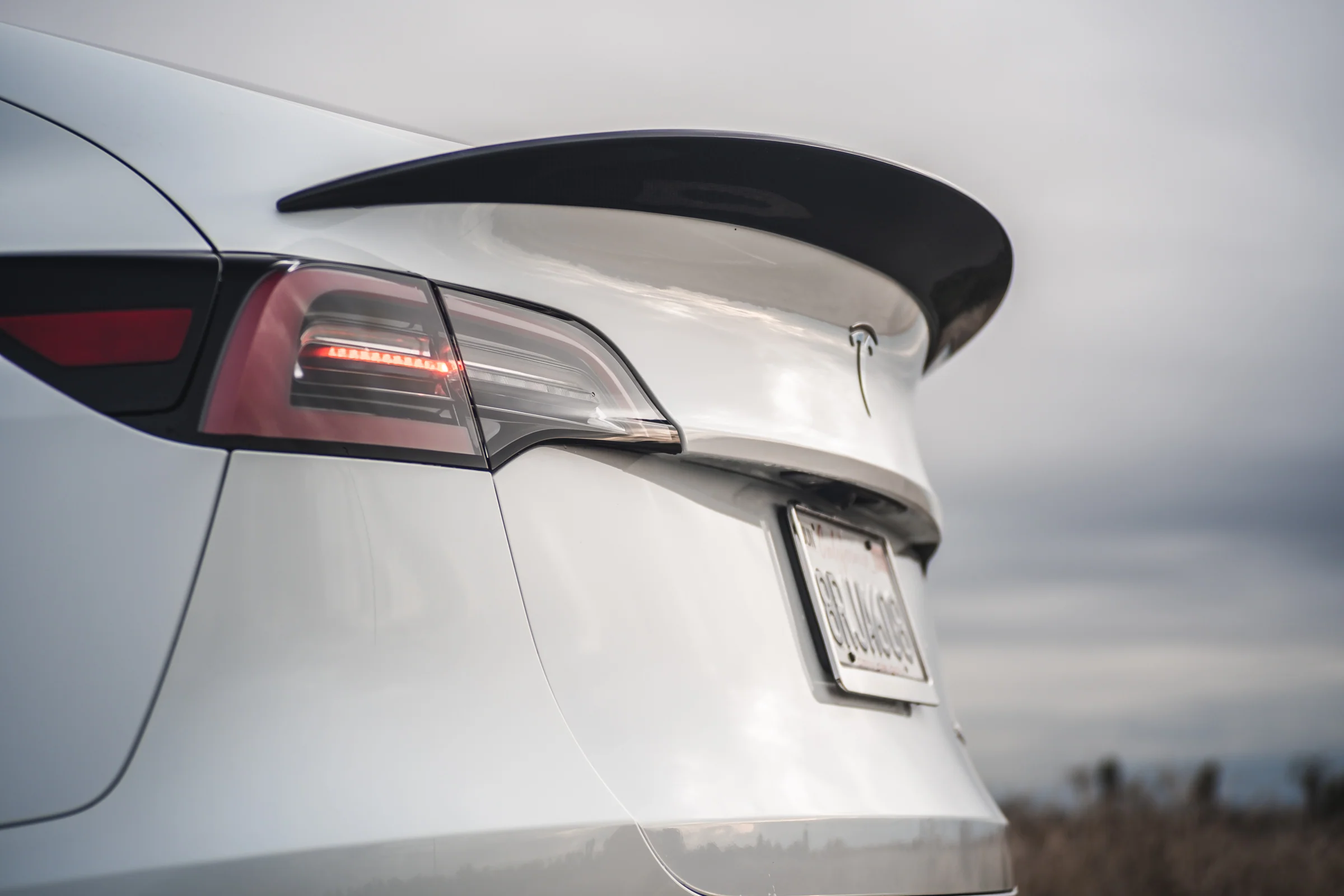 Tesla Model Y Carbon Fiber Performance Rear Spoiler - Image 9