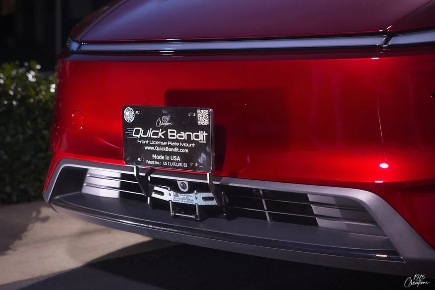 Tesla Model Y Front License Plate Mount - "Quick Bandit" - Image 3