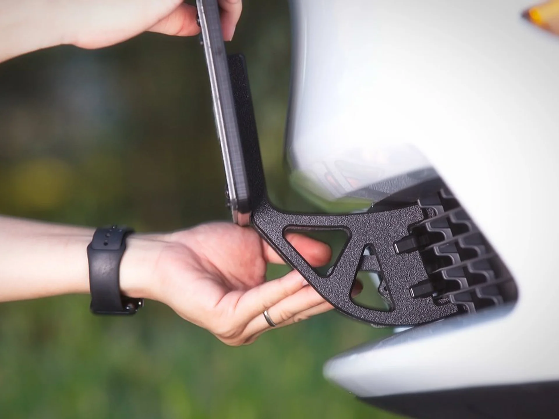 Tesla Model Y Front License Plate Mount - "Quick Bandit" - Image 7