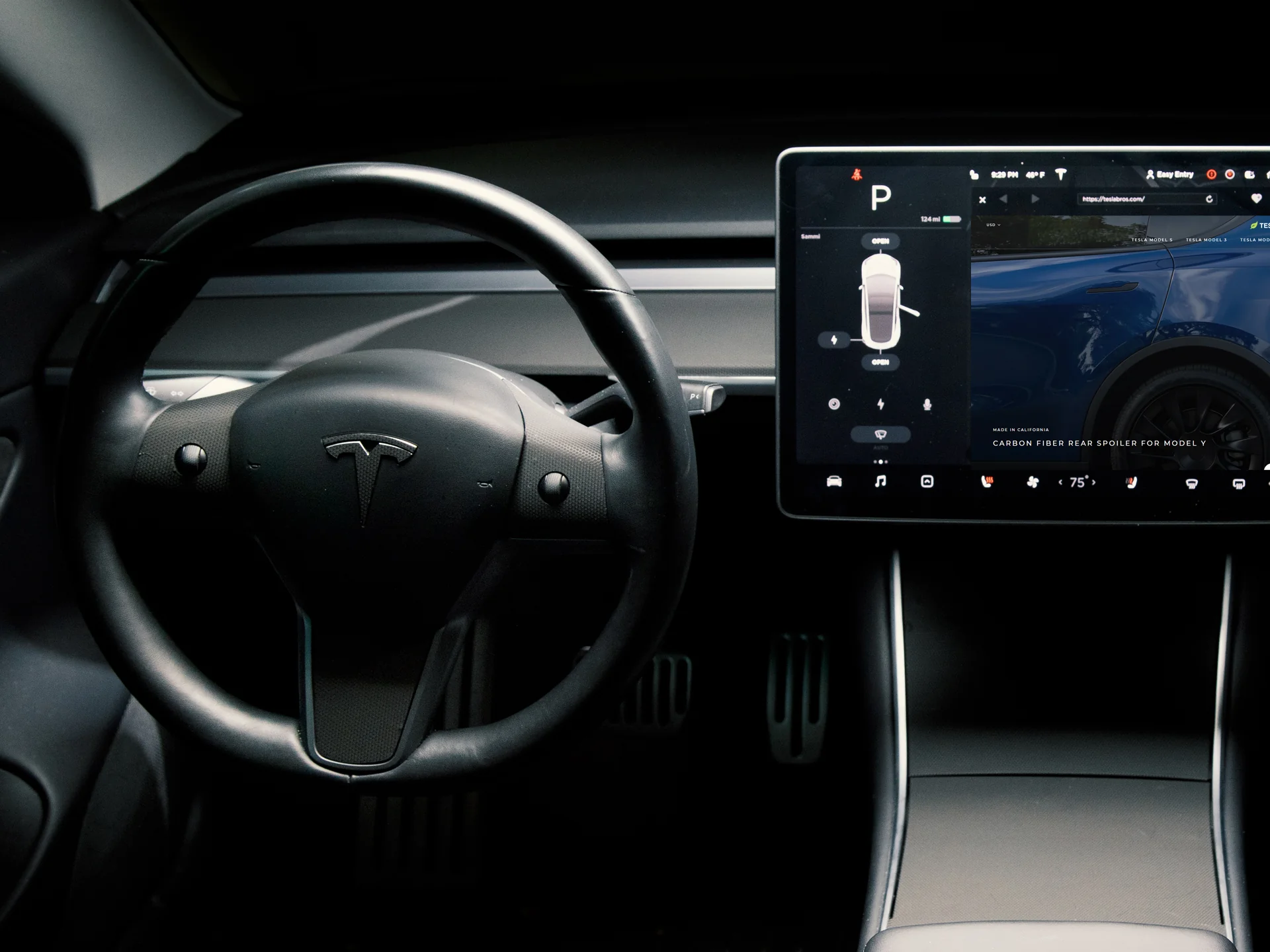 Tesla Model 3 & Y Interior Vinyl Wrap (Full Kit) - Image 9