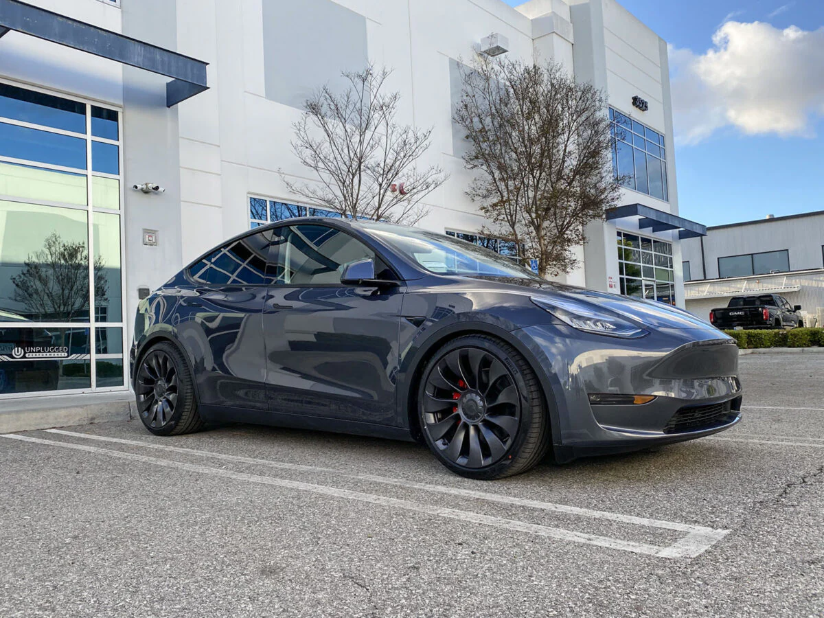 Tesla Model Y Lowering Springs - Unplugged Performance - Image 3