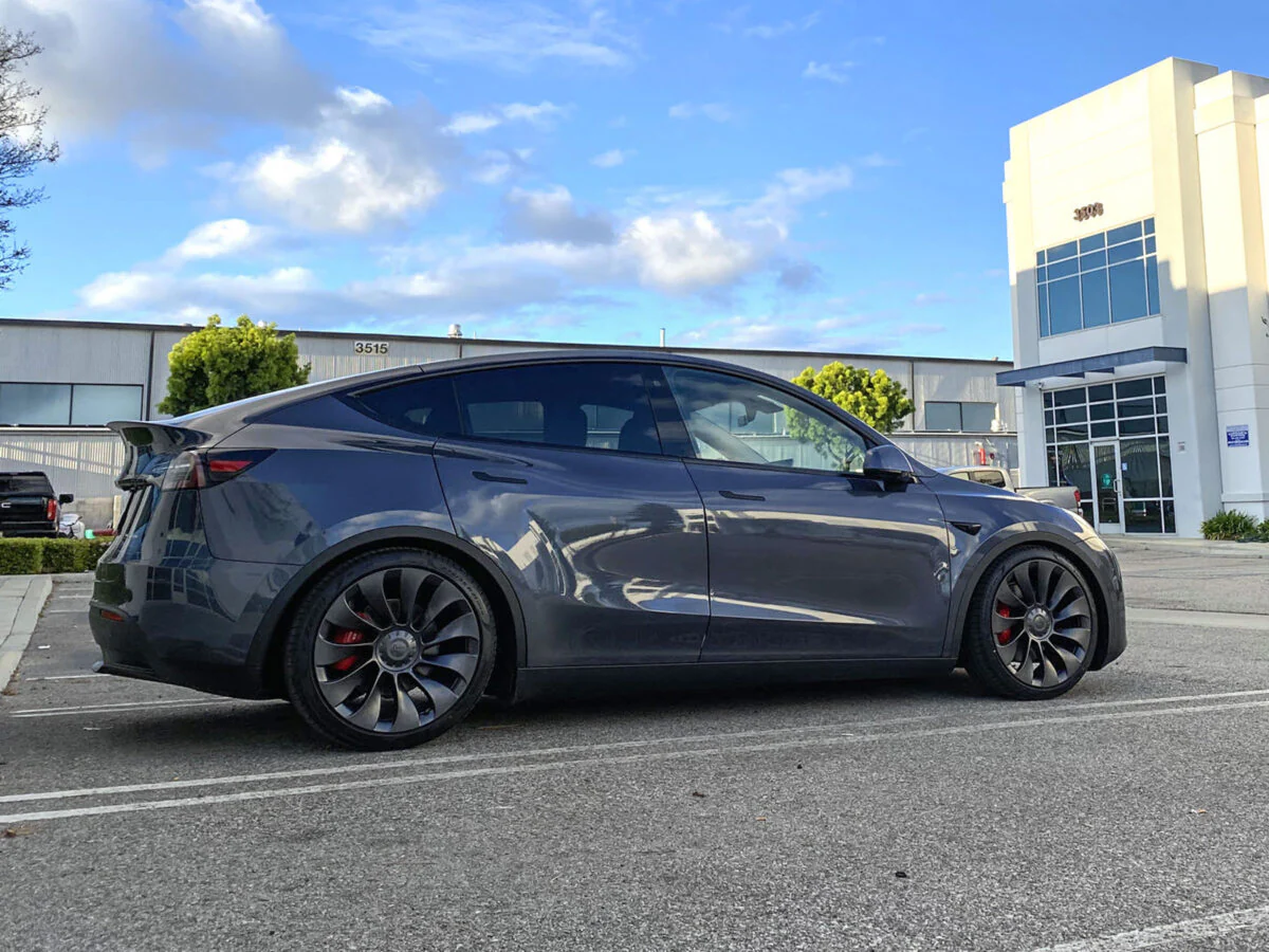 Tesla Model Y Lowering Springs - Unplugged Performance - Image 4