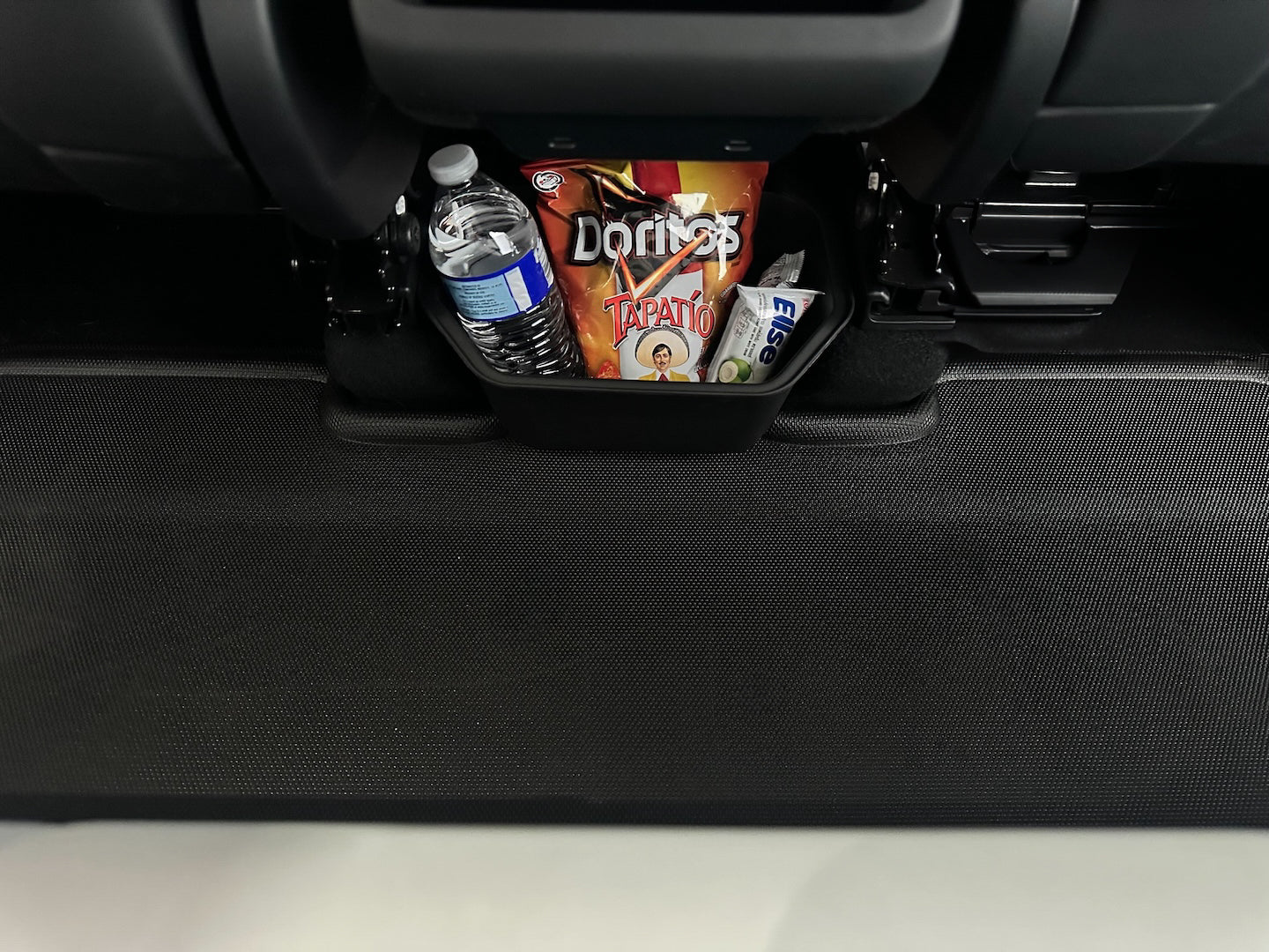 Tesla Model Y Rear Seat Storage Organizer with Removable Trash Bin - Image 4