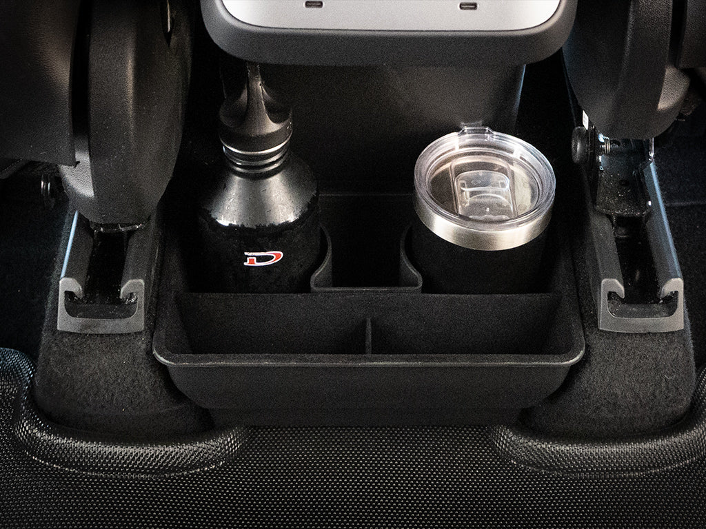 Tesla Model Y Rear Seat Storage Organizer with Removable Trash Bin - Image 8